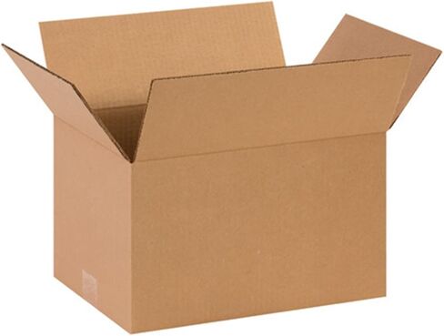 تأمين الختم 13x9x7 "التعبئة من الورق المقوى المموج الشحن البريدية صناديق كرتون متحركة - 25 حزمة in Kuwait