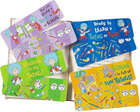 Dr. Seuss Motivational Bookmarks - 48 Pieces in Kuwait