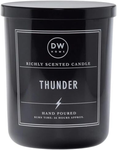 شمعة غليون التبغ الدافئة المعطرة بشكل غني من DW Home، زجاج 9.69 أونصة in Saudi Arabia