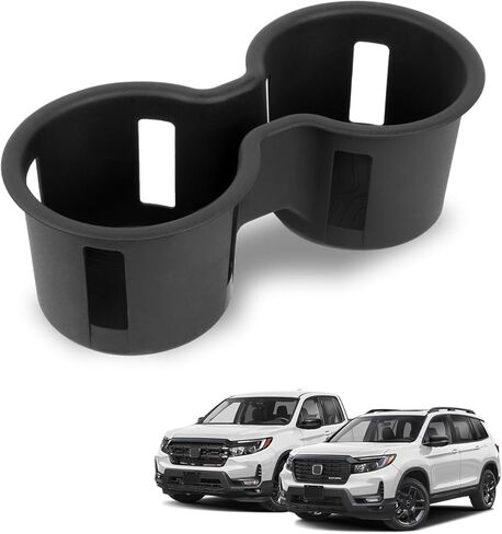 حامل أكواب متوافق مع ملحقات Toyota 4Runner 2025 2026، حامل أكواب TPE لوحدة التحكم المركزية، وحدة تحكم وسطية غير قابلة للانزلاق منظم حامل مياه الشرب لـ 4Runner ملحقات داخلية باللون الأسود in Kuwait