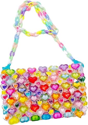 حقيبة يد نسائية مصنوعة يدويًا مطرزة بالألوان وحقائب يد للسهرة حقيبة كروس نسائية عصرية حقيبة هاتف مطرزة in Kuwait