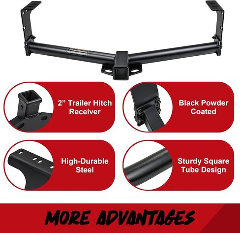DBXB-RV Class 3 Trailer Hitch Standard 2-Inch Receiver Compatible with 2007-2021 Toyota Tundra (Excluding Factory Receiver), Multi-Fit Hitch to Receive Ball Mount, Cargo Carrier, Bike Rack. 13198 in Saudi Arabia