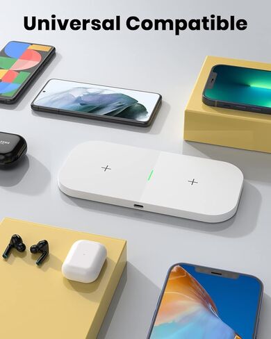 شاحن لاسلكي GEEKERA لهاتف Samsung، محطة شحن لاسلكية قابلة للطي 3 في 1 لهاتف Samsung Galaxy Z Flip/Fold 6 5 4 3، S24 S23 S22 S21 S20 Ultra Plus، Watch 6 5 4 3 Active، Buds 2 Pro/Live، Android in Kuwait
