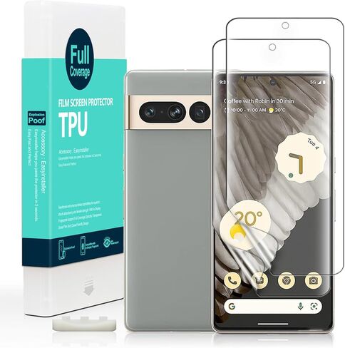 واقي شاشة لهاتف Google Pixel 6 [عبوة من قطعتين]، زجاج مقسى بصلابة 9H، سهل التركيب، خالي من الفقاعات in Kuwait
