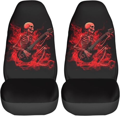 Foruidea Misty Mountain Landscape Forests Car Seat Covers Universal 2 Pcs Auto Front Seat Cover Fit Most Cars,SUV,Sedan,Trucks in Saudi Arabia