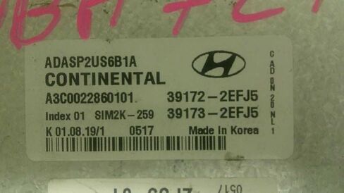 Engine ECM Control Module 2.0L Fits 20 HYUNDI Elantra 39173-2EFJ5 391732EFJ5 in Saudi Arabia