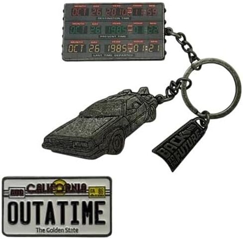Factory Entertainment Back to The Future CHS Keychain and Pin Set in Saudi Arabia