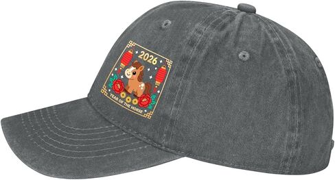 Happy New Year of The Horse 2026 Golf Hats Beach Cap for Women in Saudi Arabia