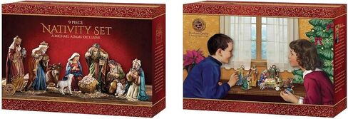 Nativity Figurine Set by Michael Adams, 9 Piece in Saudi Arabia
