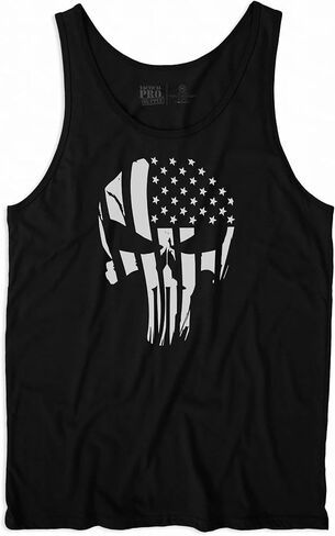 Tactical Pro Supply Patriotic Punisher Flag Tank Tops in Kuwait