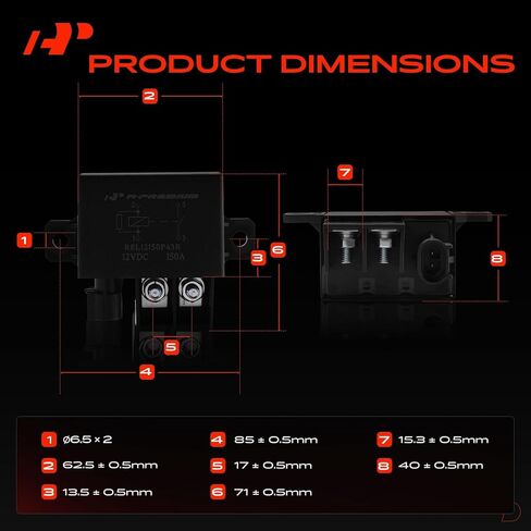 A-Premium 12V 150A 4-Pin SPST Relay مع قوس ومقاومة متوافق مع السيارات والشاحنات والقوارب البحرية in Saudi Arabia