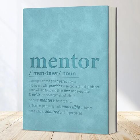 Mentor Journal Notebook Appreciation Gifts for Manager Leader Boss Teacher, Mentor Definition Leather Writing Notebook in Saudi Arabia