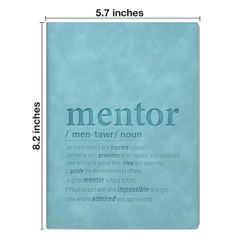 Mentor Journal Notebook Appreciation Gifts for Manager Leader Boss Teacher, Mentor Definition Leather Writing Notebook in Saudi Arabia
