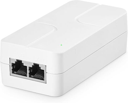 YuLinca 2.5 Gigabit PoE+ Injector, 802.3af/at Power Over Ethernet PoE Adapter, 10/100/1000Mbps, Non-PoE to PoE Adapter, Plug & Play, Distance Up to 100 Meters (328 ft.) in Saudi Arabia