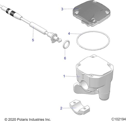 كابل Polaris ATV Throttle، جزء OEM الأصلي 7081577، الكمية 1 in Saudi Arabia
