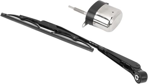 12V 105° Rotating Windshield Wiper Motor Kit Universal Electric Wiper Arm Motor Set Compatible With Tractor Fishing Boat ATV UTV in Kuwait