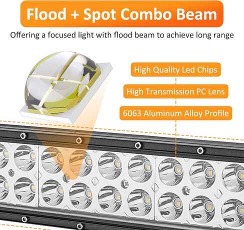 WeiSen 32" 180W Roof LED Straight Light Bar Kit with Plug & Play Wiring Harness and Mount Brackets Compatible with Polaris RZR PRO R 4 2022-2025 in Saudi Arabia