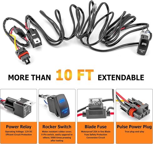 WeiSen 32" 180W Roof LED Straight Light Bar Kit with Plug & Play Wiring Harness and Mount Brackets Compatible with Polaris RZR PRO R 4 2022-2025 in Saudi Arabia