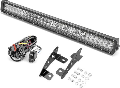 WeiSen 32" 180W Roof LED Straight Light Bar Kit with Plug & Play Wiring Harness and Mount Brackets Compatible with Polaris RZR PRO R 4 2022-2025 in Saudi Arabia