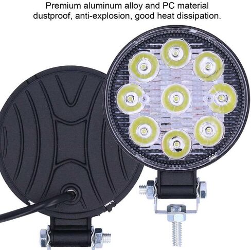 3 Inch Car Bumper LED Fog Lights for Off-Road - 4-Pack 8000lm Round Light Bar, Spot Pods for 12V 24V Trucks, ATV, SUV, UTV, 4WD - 2 Years Warranty in Kuwait