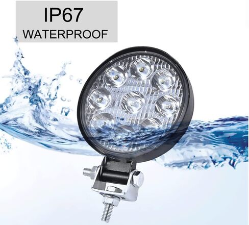 3 Inch Car Bumper LED Fog Lights for Off-Road - 4-Pack 8000lm Round Light Bar, Spot Pods for 12V 24V Trucks, ATV, SUV, UTV, 4WD - 2 Years Warranty in Kuwait