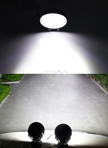 3 Inch Car Bumper LED Fog Lights for Off-Road - 4-Pack 8000lm Round Light Bar, Spot Pods for 12V 24V Trucks, ATV, SUV, UTV, 4WD - 2 Years Warranty in Kuwait