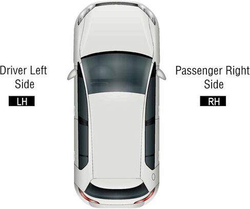 Mirror Glass Replacement fit for Volkswagen VW 1999-2002 Cabrio 1999-2006 Golf 1999-2005 Jetta 1998-2004 Passat Passenger Right Side RH With Adhesives in Kuwait