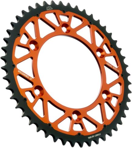 JT Sprockets JTX897.48ORG 48 Tooth Orange Twinstar Steel/Aluminum Hybrid Rear Sprocket in Saudi Arabia