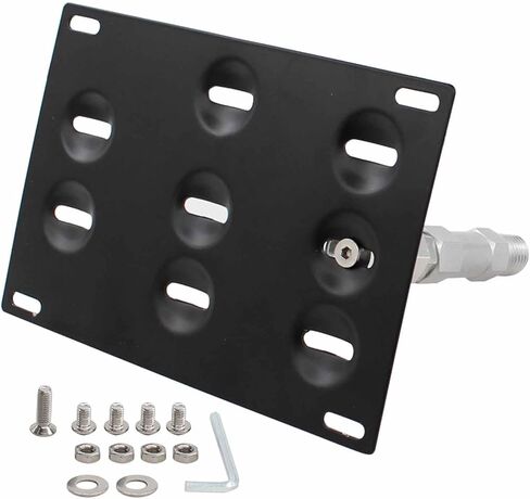 ApplianPar Front Bumper Tow Hook License Plate Mount Bracket Holder Bolt Adapter Relocation Kit for BMW F22 F30 F31 F32 F33 F36 F10 F11 F07 F25 F26 F15 F16 in Saudi Arabia