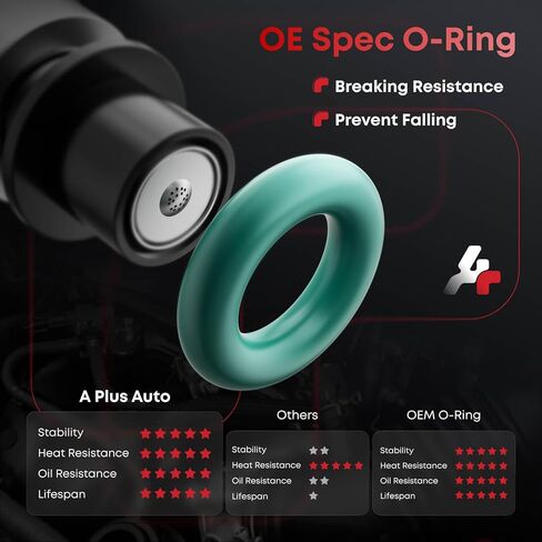 Fuel Injectors Set of 4, Compatible with Nissan Sentra 2007-2012, NV200 2013-2017-L4 2.0L, Nissan Versa 2007-2012, Cube 2009-2014 L4 1.8L, 18 Holes, Replace Part FBY2850 16600-EN200 in Kuwait