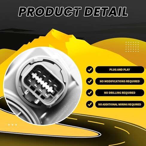 Halogen Left Headlight Assembly Compatible with Sonata SE Sport GLS GL Hybrid Limited Ultimate ECO 2015-2017 W/Bulbs Headlamp Driver Side Replace HY2502183 92101C2000 in Saudi Arabia
