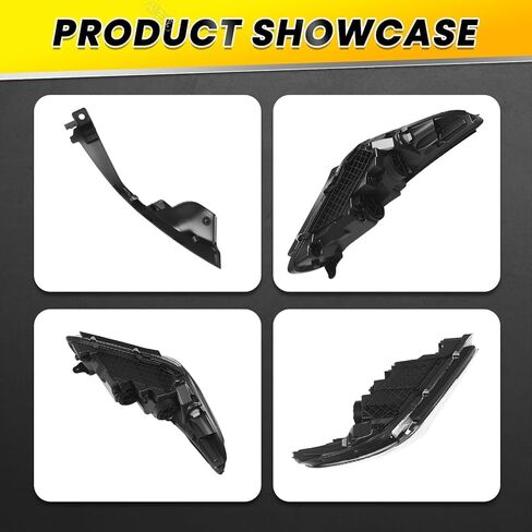 Halogen Left Headlight Assembly Compatible with Sonata SE Sport GLS GL Hybrid Limited Ultimate ECO 2015-2017 W/Bulbs Headlamp Driver Side Replace HY2502183 92101C2000 in Saudi Arabia