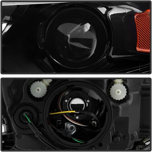 ACANII - For [Halogen Model] 2016 2017 2018 Chevy Malibu Projector Headlights Headlamps Pair Set Replacement Left+Right in Saudi Arabia