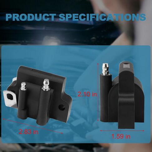 2 حزمة ملف الإشعال لجونسون Evinrude المحركات الخارجية 6hp 15hp 70hp 85hp 88hp 90hp 115hp 120hp 125hp (1985-2001) يستبدل 18-5179، 0582508، 183-2508 in Kuwait