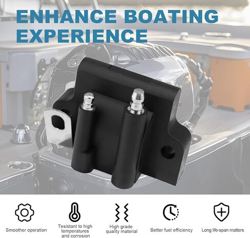 2 حزمة ملف الإشعال لجونسون Evinrude المحركات الخارجية 6hp 15hp 70hp 85hp 88hp 90hp 115hp 120hp 125hp (1985-2001) يستبدل 18-5179، 0582508، 183-2508 in Kuwait