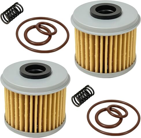 2 Pcs Oil Filter with O-Ring Springs for ATV TRX450R CRF150R CRF150R CRF150RB CRF250R CRF250X CRF450R CRF450X Sportrax 450 TRX450R 2x4 OEM#15412-MEN-671 in Saudi Arabia