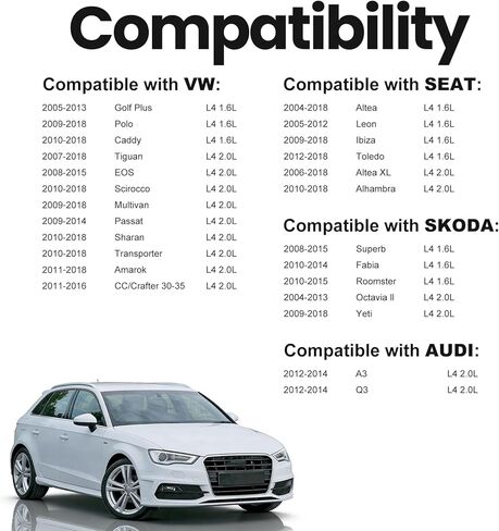 Aluminum Oil Filter Housing Compatible with VW Passat 2.0L & Audi A3 Q3 2.0L 2012-2014 Replaces 03L115389H, 03L115389B, 03L115389C, 03L115389G in Saudi Arabia