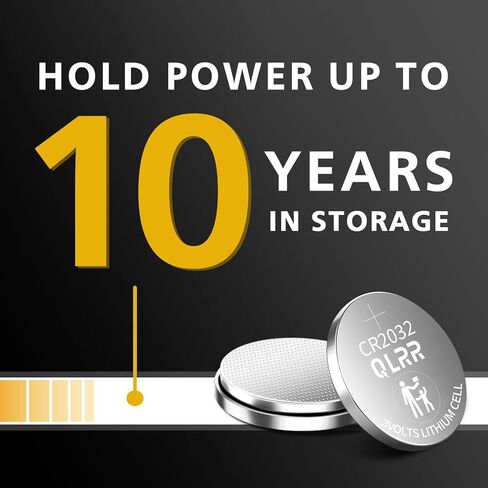 بطارية ليثيوم CR2032 عملة معدنية 3 فولت، 5 عبوات، بطاريات أزرار 2032 لمفتاح السيارة، مفتاح التحكم عن بعد للسيارة، الساعة، مستشعر باب المرآب، آلة حاسبة، لعبة إلكترونية in Kuwait