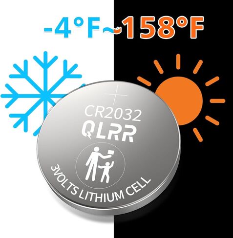 بطارية ليثيوم CR2032 عملة معدنية 3 فولت، 5 عبوات، بطاريات أزرار 2032 لمفتاح السيارة، مفتاح التحكم عن بعد للسيارة، الساعة، مستشعر باب المرآب، آلة حاسبة، لعبة إلكترونية in Kuwait