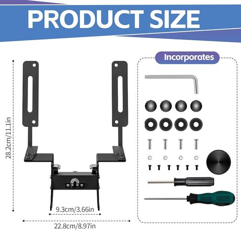 2025 2026 Tesla Model Y Juniper Lockable No-Drill Front License Plate Holder, Anti-Theft License Plate Bracket Mount, No Adhesive, No Camera Block, Compatible with Model Y Accessories in Kuwait
