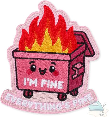 You are Overencumbered and Cannot Run Morale Patch – 1.5 * 3.75" Funny Embroidered Hook & Loop Patch for Backpack, Jacket, Dog Vest, Hats & Patch Wall – Overweight Status Patch in Kuwait