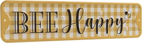 Metal Beach House Sign, 16×4 Inch Coastal Themed Wall Decor, Beachy Wall Art Room Bedroom Bathroom Decorations for Home in Kuwait