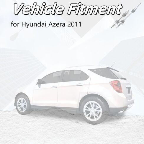 جانب السائق الأمامي لمحور السيرة الذاتية لشركة Hyundai Azera 3.3L 2011، مجموعات نصف عمود بديلة ذات سرعة ثابتة للسيارات in Saudi Arabia