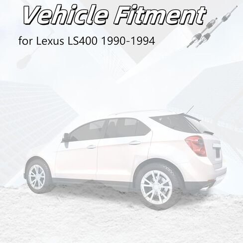 جانب الركاب الخلفي لمحور السيرة الذاتية لكزس LS400 4.0L 1990 1991 1992 1993 1994، استبدال السيارات بسرعة ثابتة مجموعات نصف العمود in Saudi Arabia