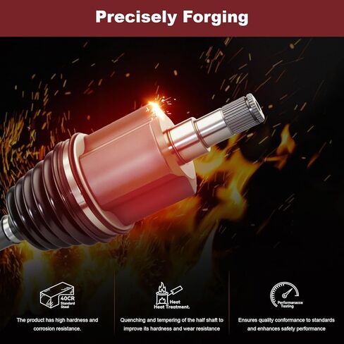 Anytek - Pair Front CV Axle Half Shaft for 1996-2002 Toyota 4Runner 4WD for 1995-2004 Tacoma 4WD Models in Kuwait