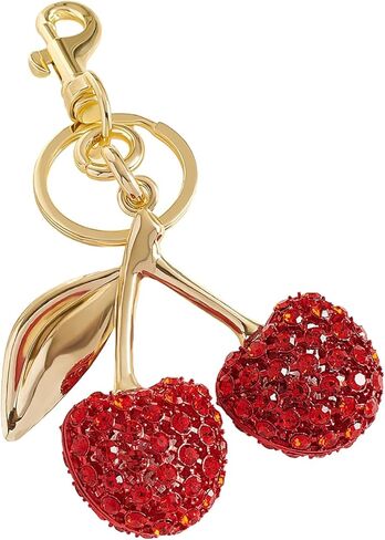 Cherry Bag Charm, Cute Cherry Keychain Accessories for Women, Purse Charms for Handbags Tote bags Key Chains in Saudi Arabia
