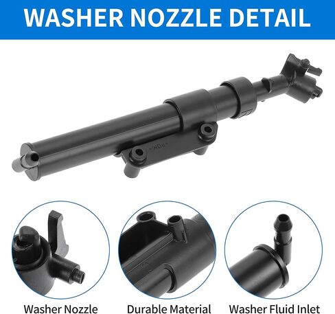 ACROPIX Headlight Washer Nozzle Headlight Headlamp Washer Nozzle Jet Sprayer for Volvo XC60 2009-2013 No.31294407 in Saudi Arabia