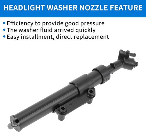 ACROPIX Headlight Washer Nozzle Headlight Headlamp Washer Nozzle Jet Sprayer for Volvo XC60 2009-2013 No.31294407 in Saudi Arabia
