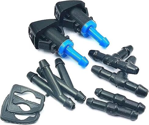 5116079AA Windshield Washer Nozzle Kit Compatible with Chrysler Dodge Jeep Ram 5113049AA 55077460AA 5160308AA 4805742AB Models 78 inch Hose in Kuwait
