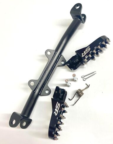 Generic Black Aluminum CRF110 Heavy Duty Rear Dirt Bike Peg Mount and Pegs in Saudi Arabia